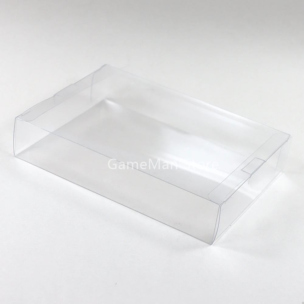 10pcs/lot For Nintendo Clear Transparent Game Boxes for SNES N64 Game Box Protector Case CIB Games Plastic PET Protector