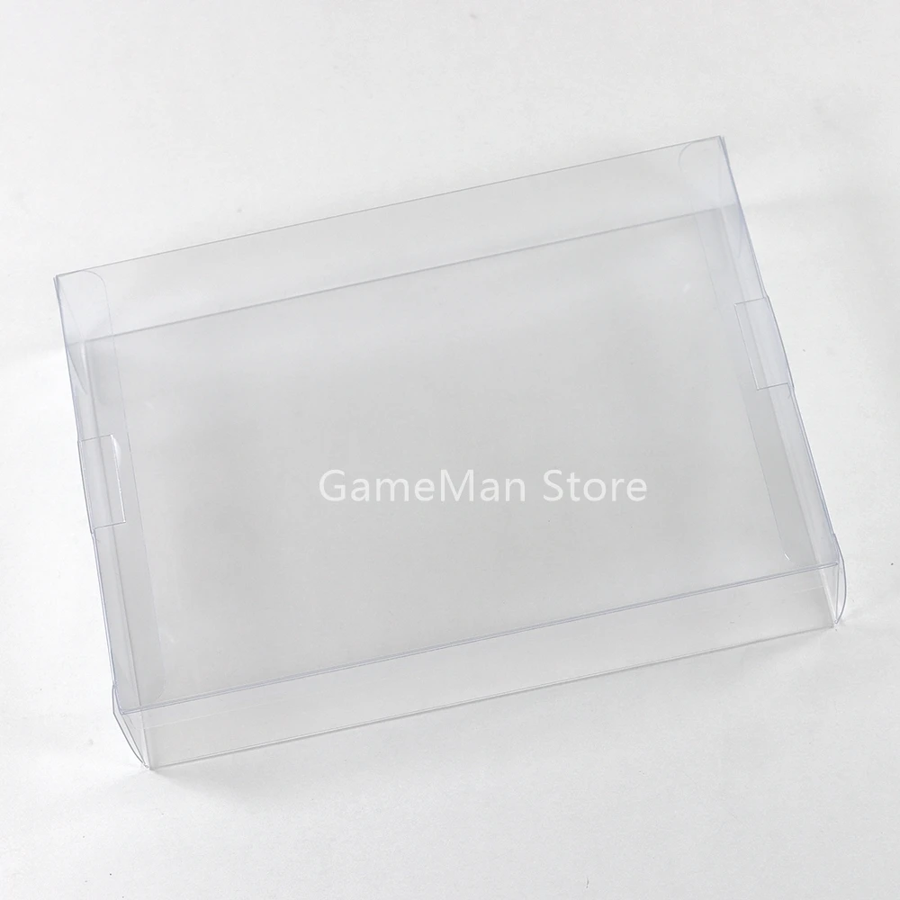 10pcs/lot For Nintendo Clear Transparent Game Boxes for SNES N64 Game Box Protector Case CIB Games Plastic PET Protector