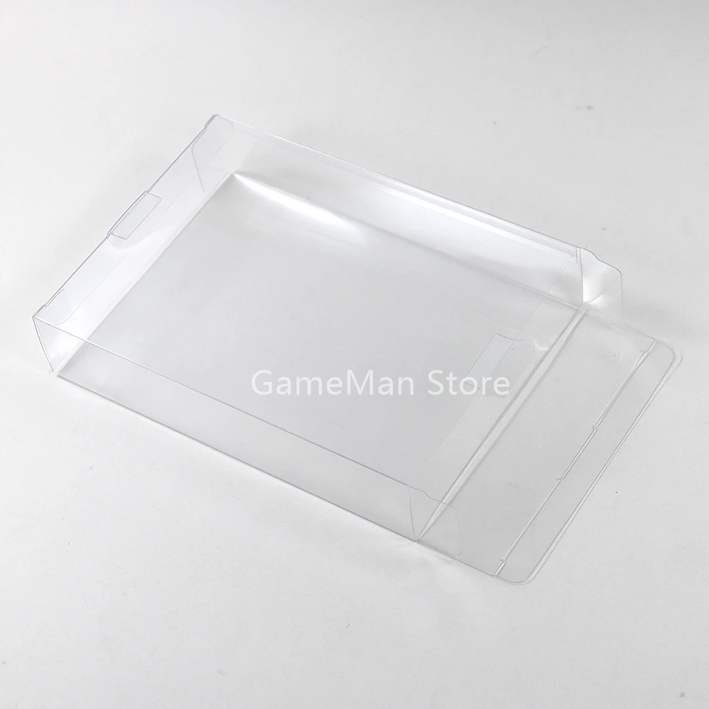 10pcs/lot For Nintendo Clear Transparent Game Boxes for SNES N64 Game Box Protector Case CIB Games Plastic PET Protector
