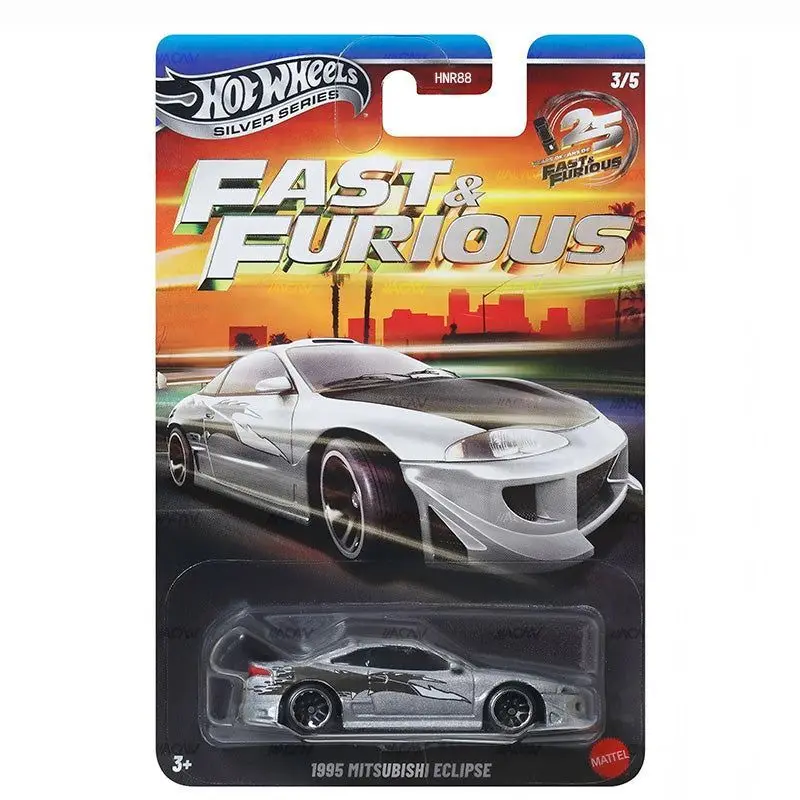 Hot Wheels Silver Series HNR88 Fast & Furious Q 1970 Dodge Charger Toyota Supra 1:64 Diecast Model Car 2026 New Collectible Gift