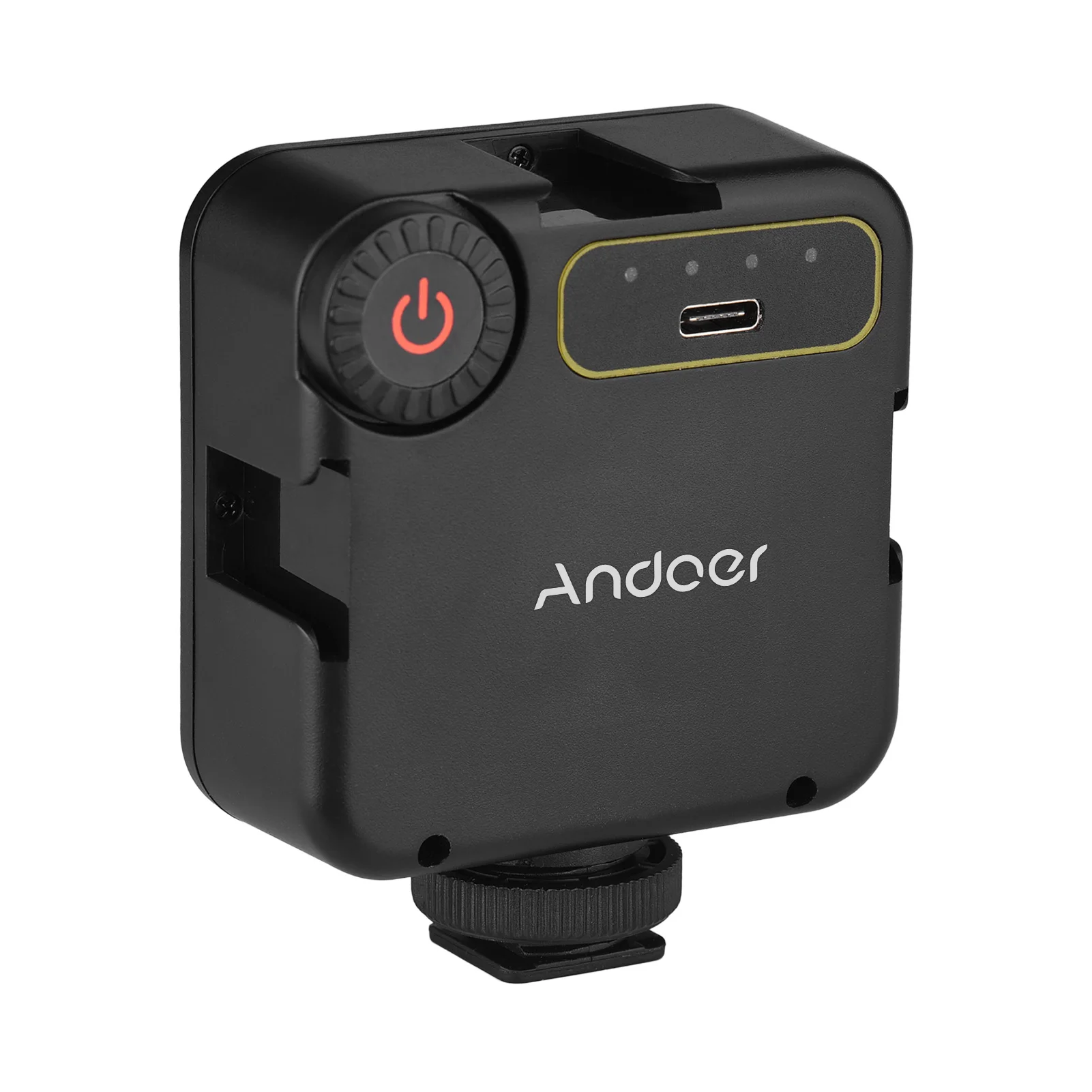 Andoer IR49S Mini IR Night Vision Light Infrared Photography Light for Video Camera Camcorder Built-in Rechargeable Battery