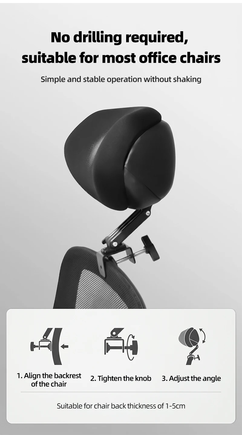 Office Chair Ne Pillow Cuter Chair High Headrest Chair Barest Nap Pillow Work Station Siesta Sitting up S Aid