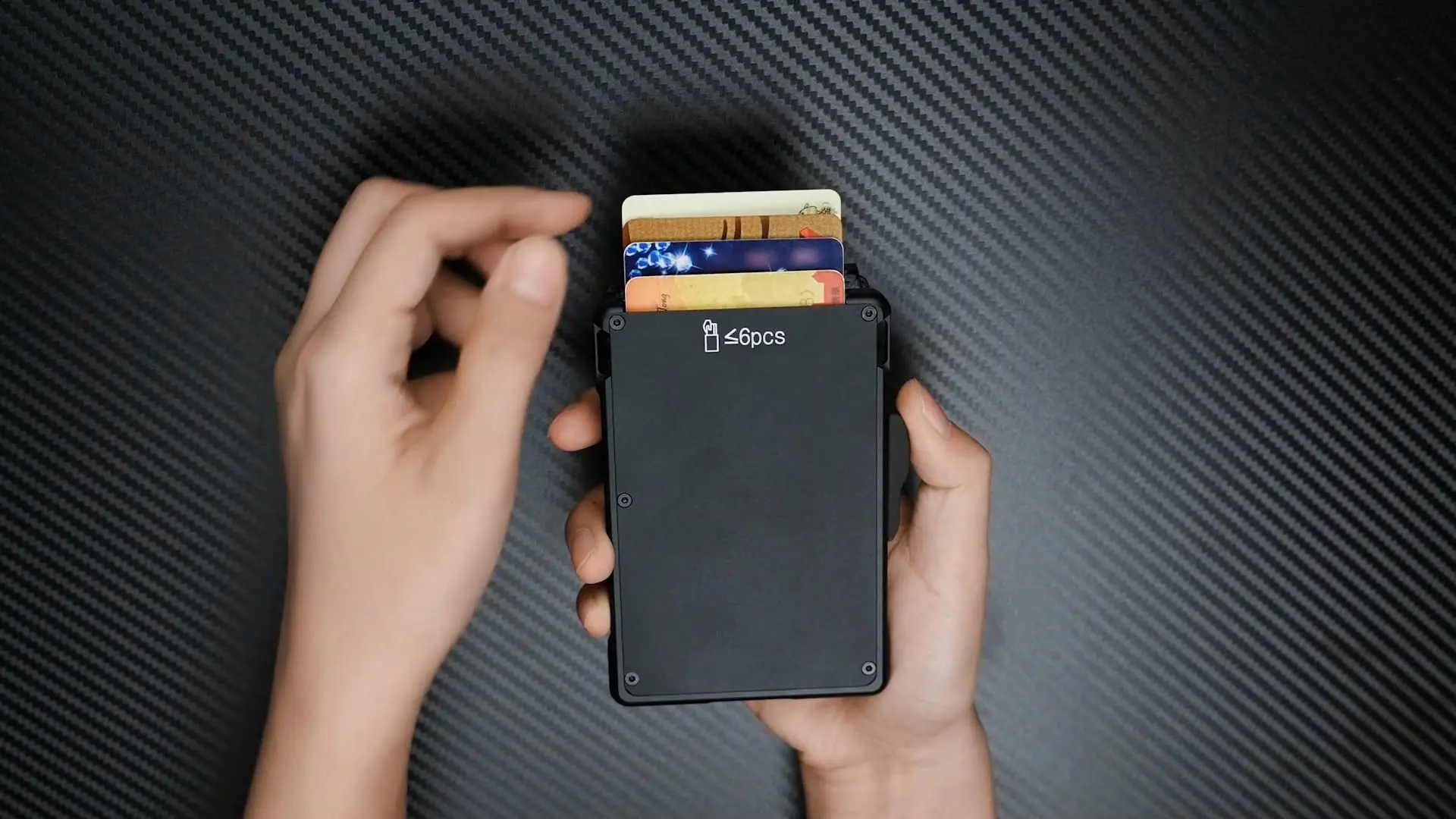 Minimalist Wallet EDC Tactical Slim PU Leather Credit Card Holder RFID Blocking Bifold Smart Wallets with Money Clip for Men