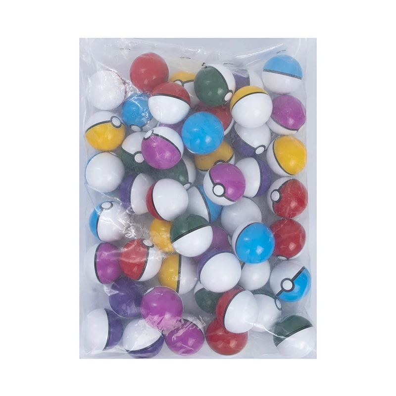 New Style 50Pcs Elf Ball 5CM 100Pcs 3CM Pokemon Anime Action Figure Pet Pikachu Pocket Monster Pokeball Cartoon Toys Gifts