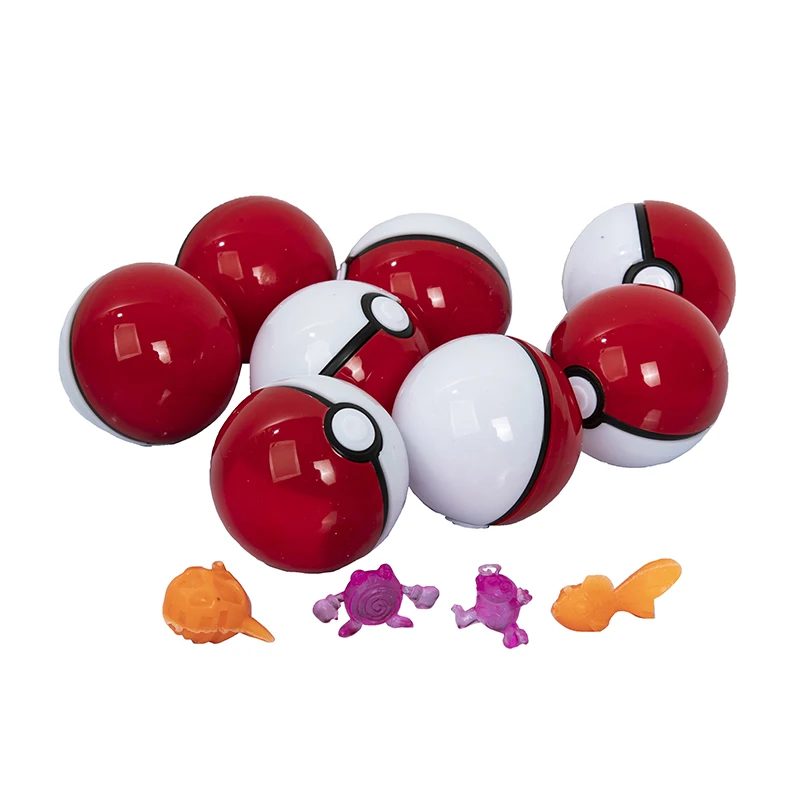 New Style 50Pcs Elf Ball 5CM 100Pcs 3CM Pokemon Anime Action Figure Pet Pikachu Pocket Monster Pokeball Cartoon Toys Gifts