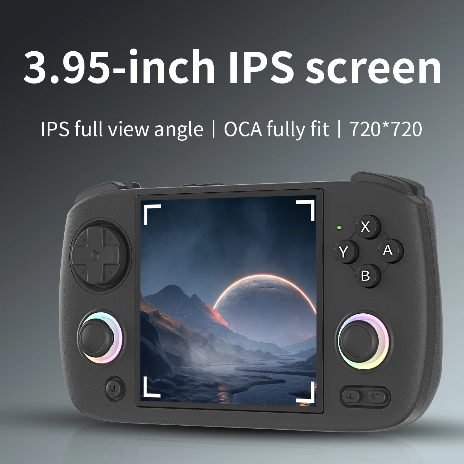 ANBERNIC RG Cubexx Retro Handheld Game Console 3.95" IPS 720*720 Screen Linux 64bit Support WiFi Bluetooth Streaming Video Games