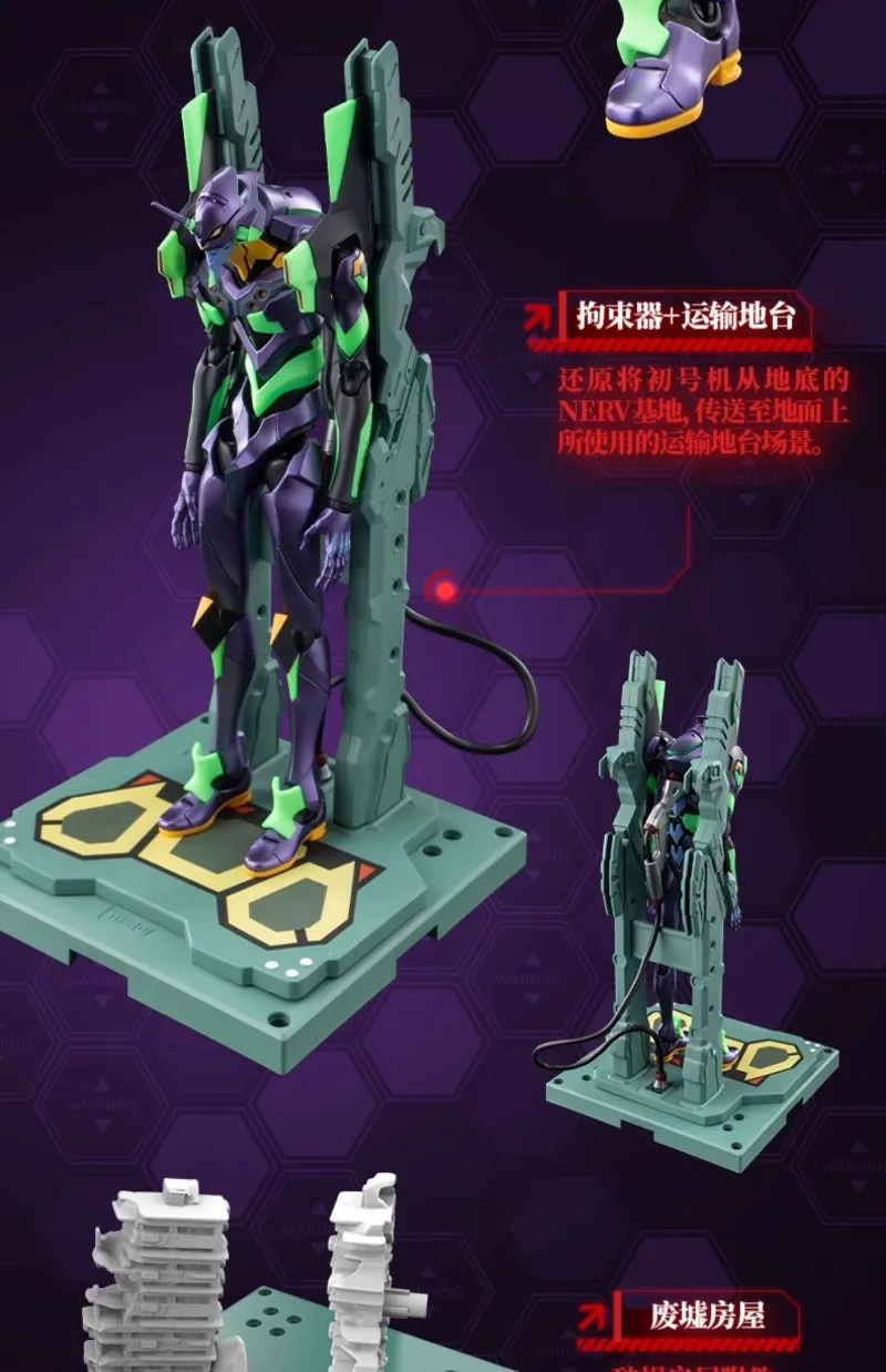 Blokees Building Block Man New Century EVANGELION-01/02/08-TV Anime Movable Model Ayanami Rei Asuka Mari Makinami Splicing Toy