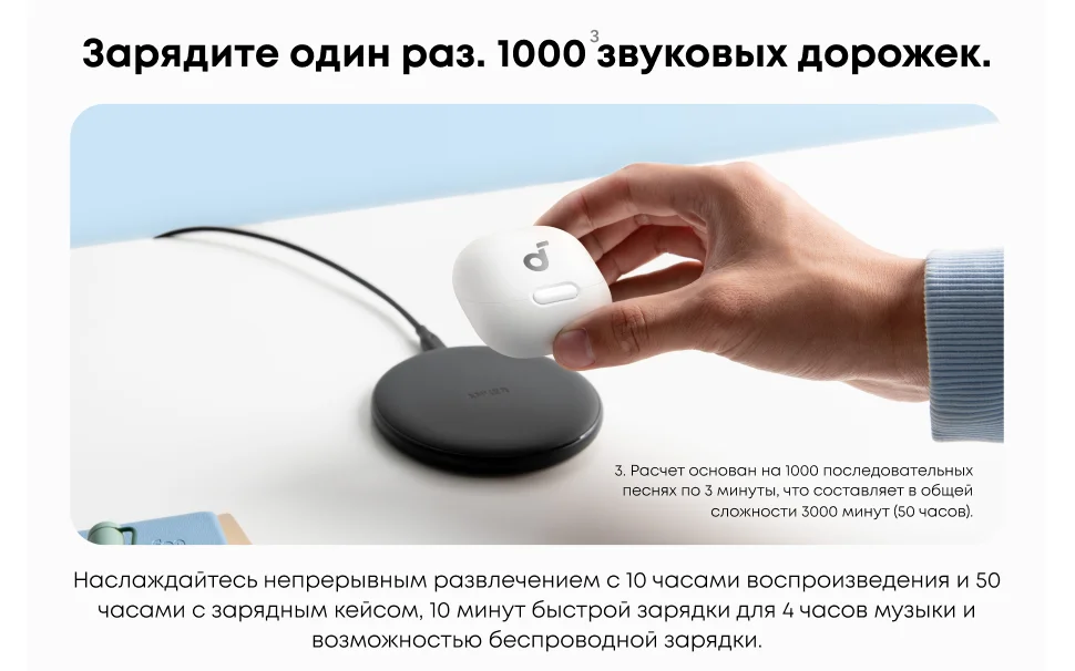 Soundcore by Anker Liberty 4 NC Беспроводные наушники с шумоподавлением Bluetooth-наушн