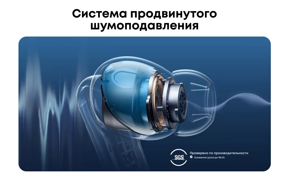 Soundcore by Anker Liberty 4 NC Беспроводные наушники с шумоподавлением Bluetooth-наушн