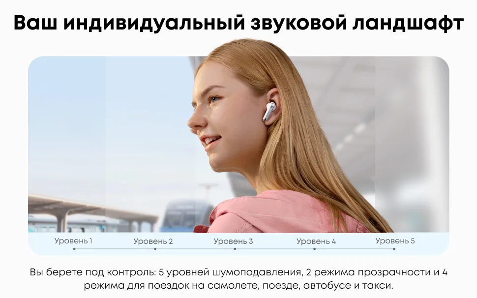 Soundcore by Anker Liberty 4 NC Беспроводные наушники с шумоподавлением Bluetooth-наушн