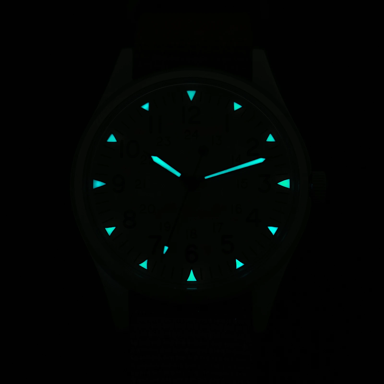 Militado ML07 Military Watch VH31 Quartz Movement Sapphire Crystal Luminous AR Coating Vintage Watches 100m Waterproof