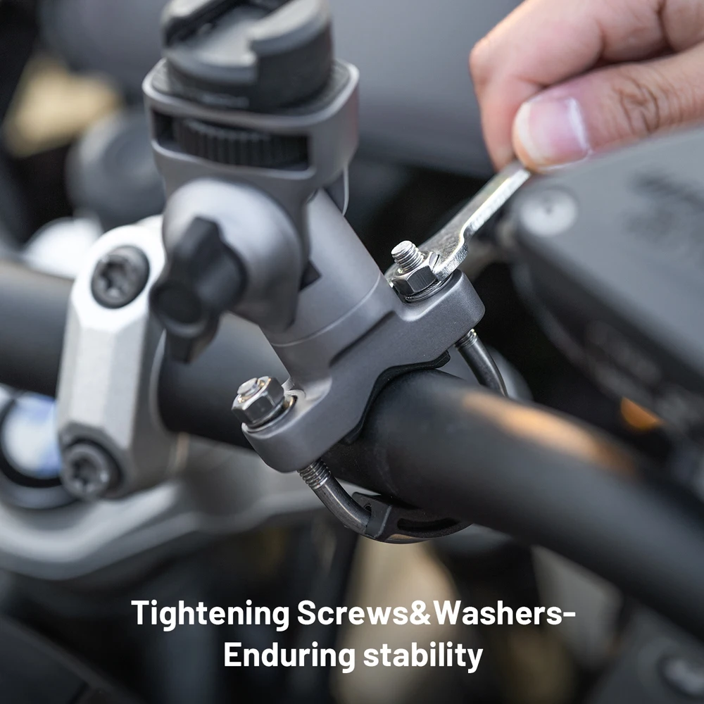 PGYTECH U-Bolt Mount For 12.7 to 33mm Tubes For Bicycle/Vehicle Series Cycling Action Camera Smartphones