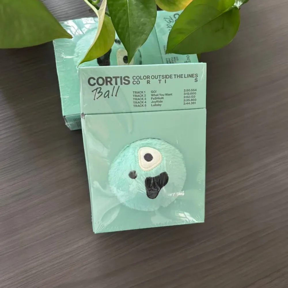 In Stock Cortis Ball Plush Doll Kpop Album Color Outside The Lines Mint Green Fluffy Collectible For Kpop Fans