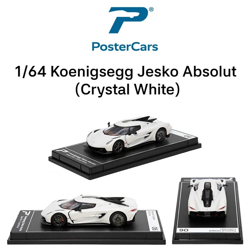 Postercars 1:64 Super Sport Racing Rally Toy Car Model Hypercar League Diecast Vehicle Miniature Free Wheels Display Collection