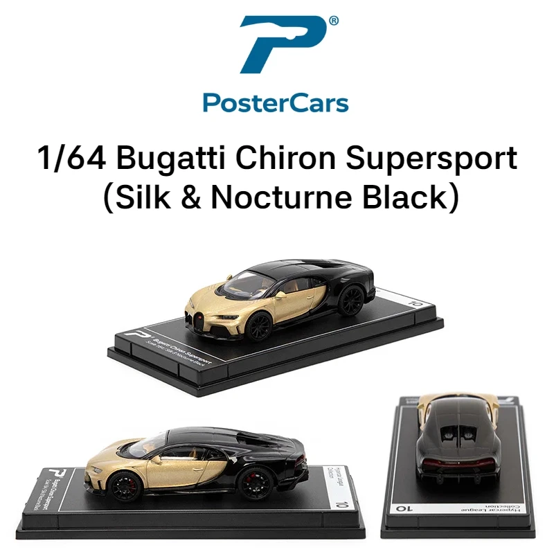 Postercars 1:64 Super Sport Racing Rally Toy Car Model Hypercar League Diecast Vehicle Miniature Free Wheels Display Collection