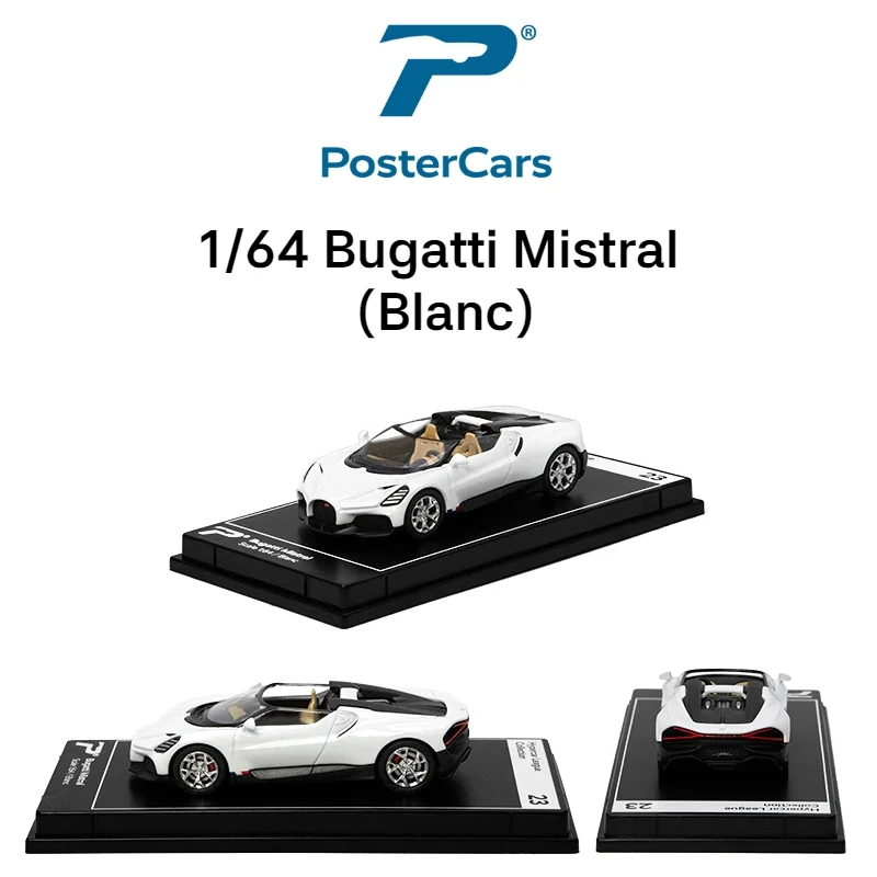 Postercars 1:64 Super Sport Racing Rally Toy Car Model Hypercar League Diecast Vehicle Miniature Free Wheels Display Collection