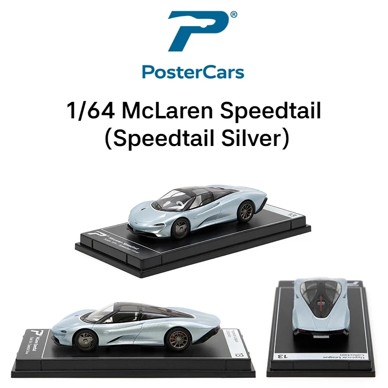Postercars 1:64 Super Sport Racing Rally Toy Car Model Hypercar League Diecast Vehicle Miniature Free Wheels Display Collection
