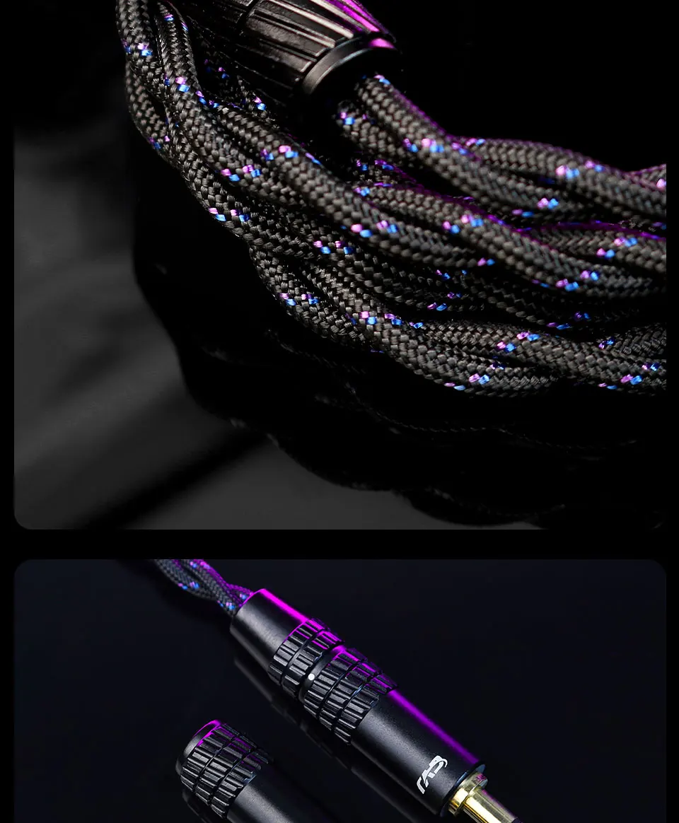 CVJ Vivian In-Ear Monitor Earphones 10mm Dynamic Driver Wired Earbuds HiFi Quality 3.5mm Plug 0.78MM Detachable With Mic Cable