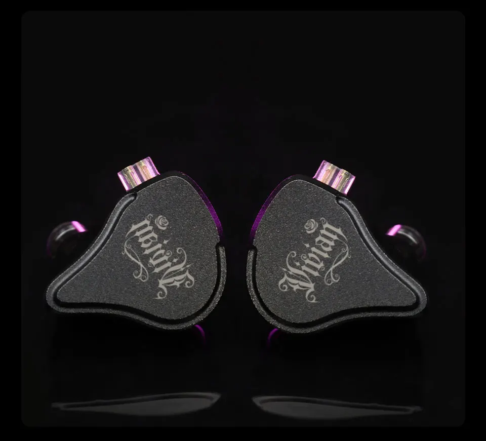 CVJ Vivian In-Ear Monitor Earphones 10mm Dynamic Driver Wired Earbuds HiFi Quality 3.5mm Plug 0.78MM Detachable With Mic Cable
