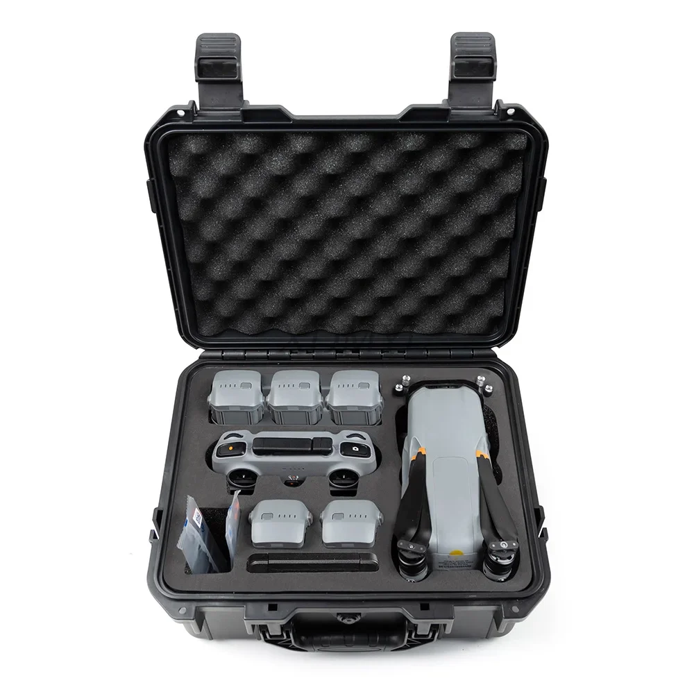 For DJI Air 3/AIR 3 S Portable Suitcase Hard Case Explosion-proof Carrying Box for DJI RC 2/RC N2/RC N3 Controller Accessories