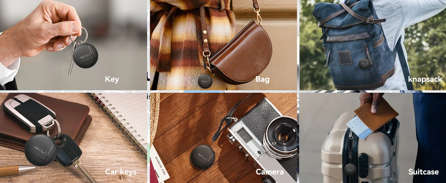 Smart Bluetooth Tags Compatible with Google Find Hub App Android (only) Item Locator Tracker Tags for Suitcases/Luggages