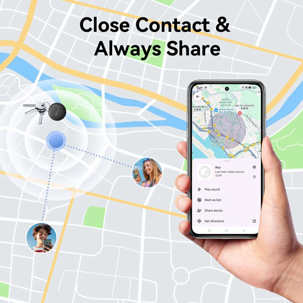 Smart Bluetooth Tags Compatible with Google Find Hub App Android (only) Item Locator Tracker Tags for Suitcases/Luggages