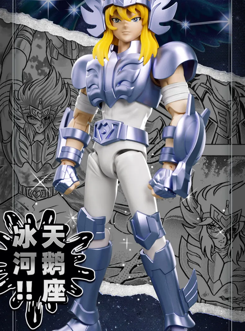 BLOKEES Original Saint Seiya Gemini Shaka Shun PISCES Aphrodite Andromeda CHAMPION CLASS Action Figure Assembly Model Toys Gift