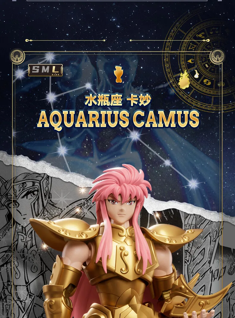 BLOKEES Original Saint Seiya Gemini Shaka Shun PISCES Aphrodite Andromeda CHAMPION CLASS Action Figure Assembly Model Toys Gift