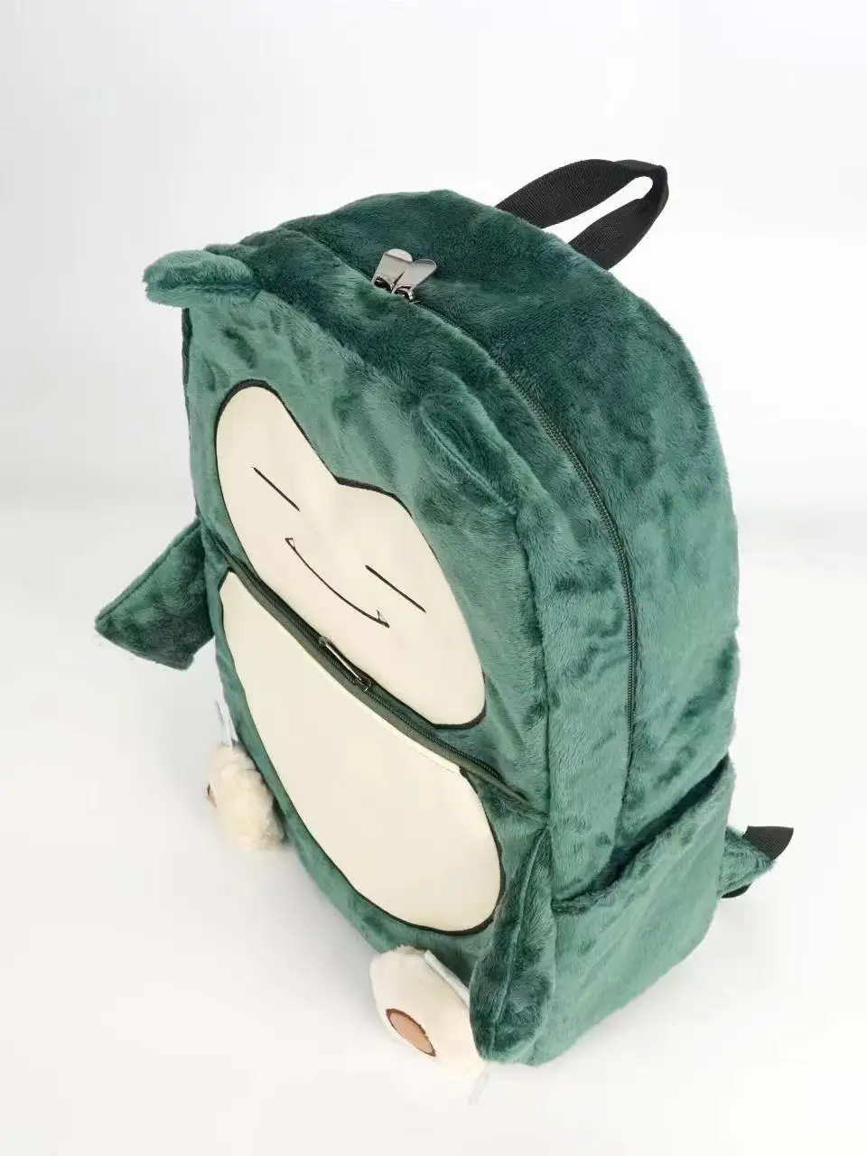 Pokemon Anime Gengar Snorlax Plush Backpacks Storage Bags Travel Mochila Plush Backpack Bag for Children Kids Boys Girl Students
