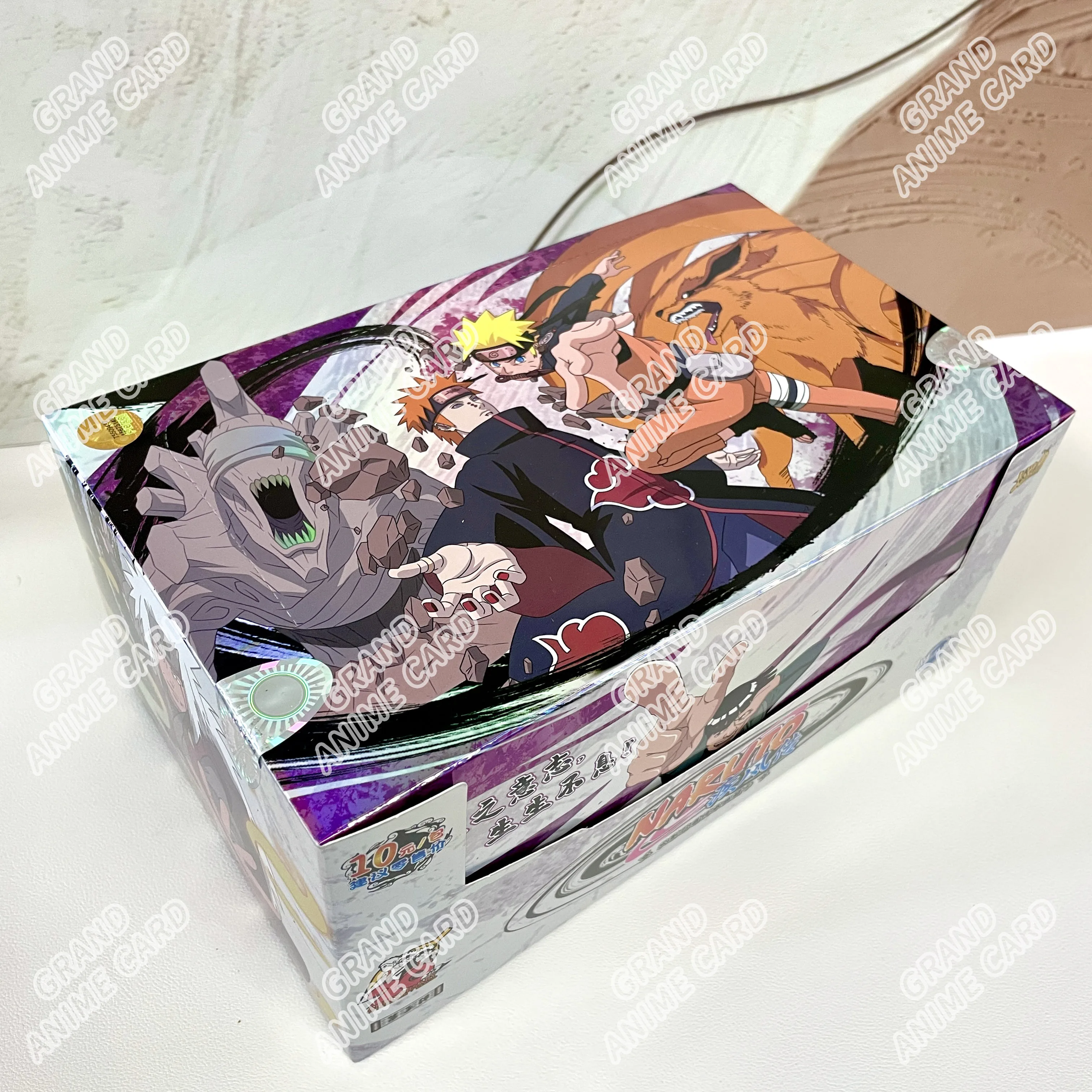 KAYOU Genuine Naruto Cards T4W9 T4W8 Booster Box Anime TCG Rare SE BP CR MR Ninja World Fight Chapter Collection Kids Toy Gift