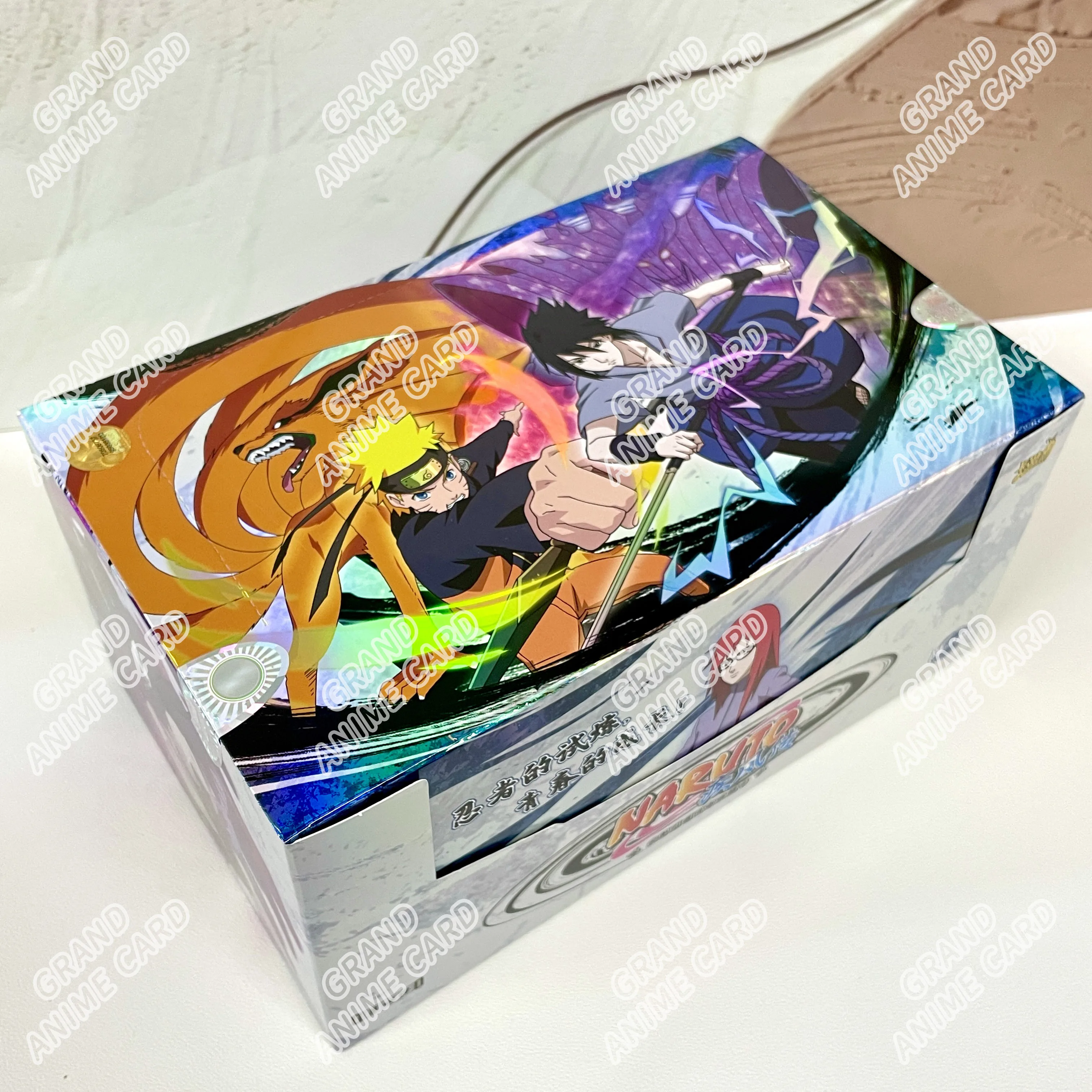 KAYOU Genuine Naruto Cards T4W9 T4W8 Booster Box Anime TCG Rare SE BP CR MR Ninja World Fight Chapter Collection Kids Toy Gift