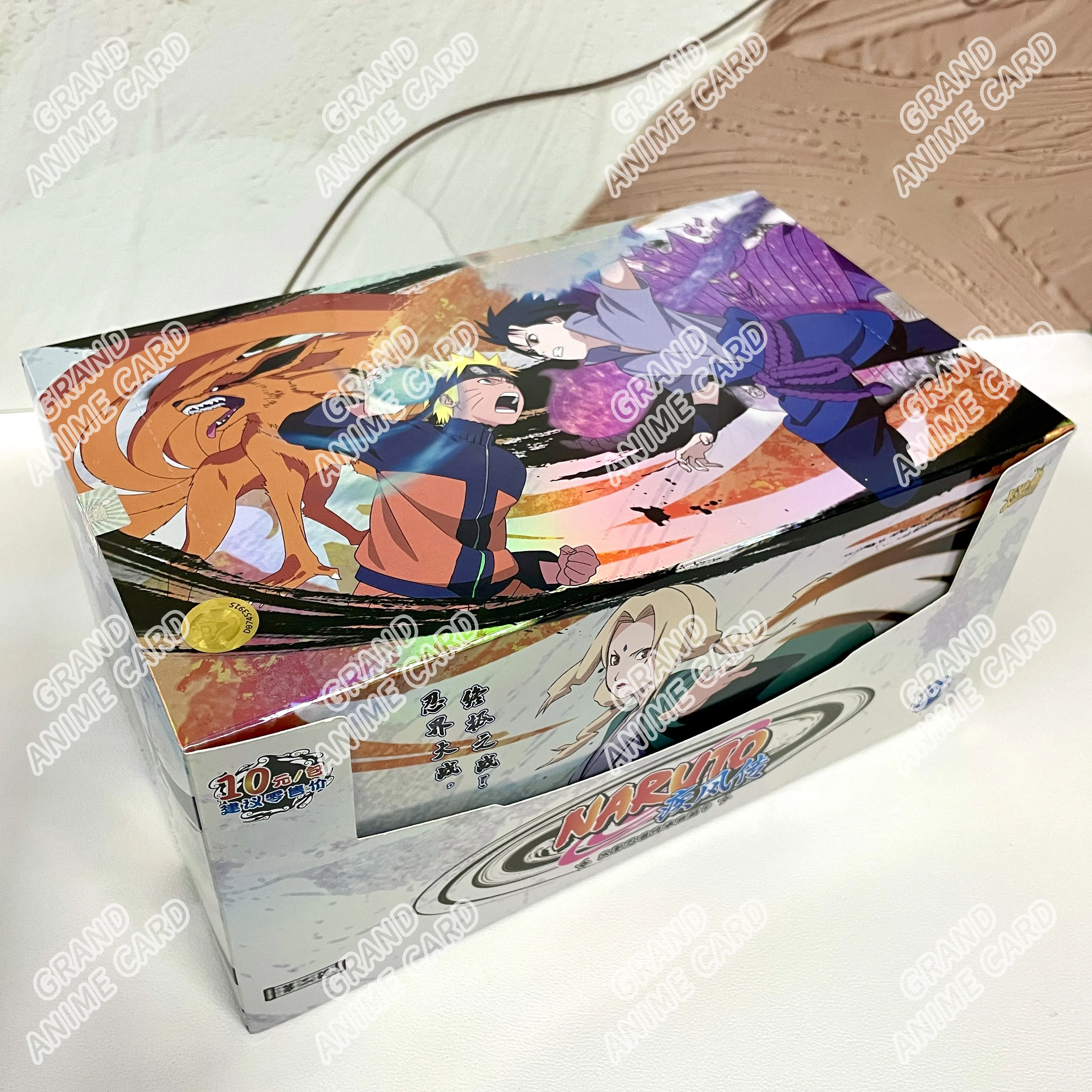 KAYOU Genuine Naruto Cards T4W9 T4W8 Booster Box Anime TCG Rare SE BP CR MR Ninja World Fight Chapter Collection Kids Toy Gift