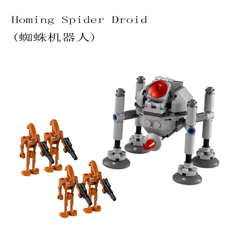 Star Wars Elite Clone Trooper Assault Robot 9488 Building Blocks Action Figure Assembled Model Toy Collectible Gift for Boys