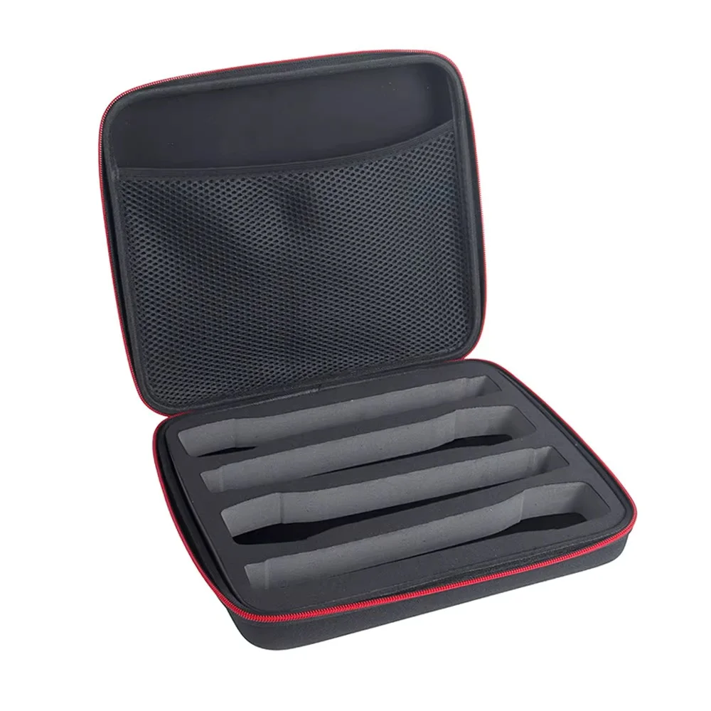 Portable One-to-four Storage Bag Wireless Microphone Carrying Case EVA Microphone Carry Case with Zipper Shock-proof Waterproof