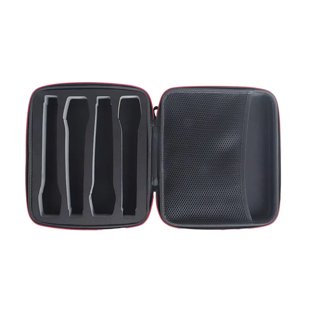 Portable One-to-four Storage Bag Wireless Microphone Carrying Case EVA Microphone Carry Case with Zipper Shock-proof Waterproof