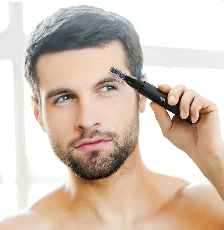 2025 XIAOMI New 3 in 1 Electric Rechargeable Nose Ear Hair Trimmer for Men Painless Sideburns Eyebrows Beard Hair Clipper Shaver
