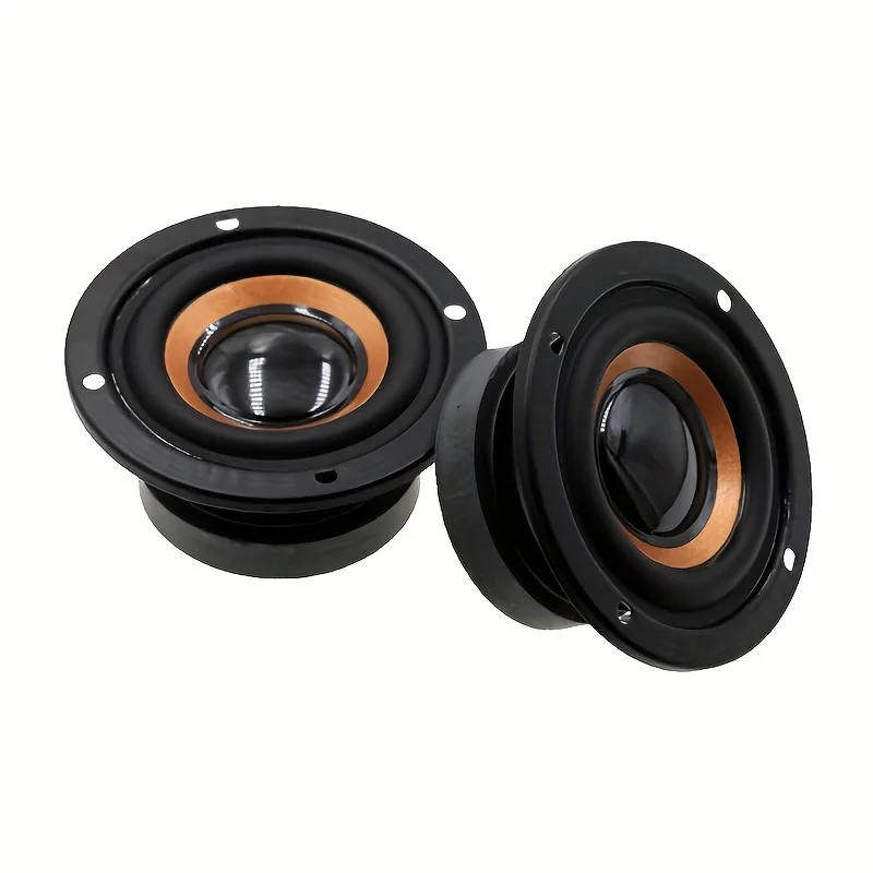 AUIN 2 Pcs/Lot 63mm 4 Ohm 5W Speakers Subwoofer 45 Core Magnetic Round Bass Loudspeaker DIY Mini Portable Bluetooth Speaker