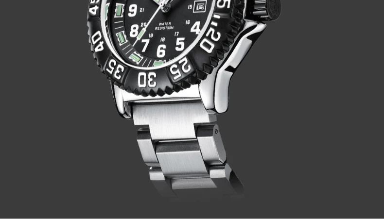 ADDIESDIVE Fashion Men's Analog Watches 50m Waterproof Luminous Tube Nylon Sports Men Military Wristwatches Quartz Watch For Men