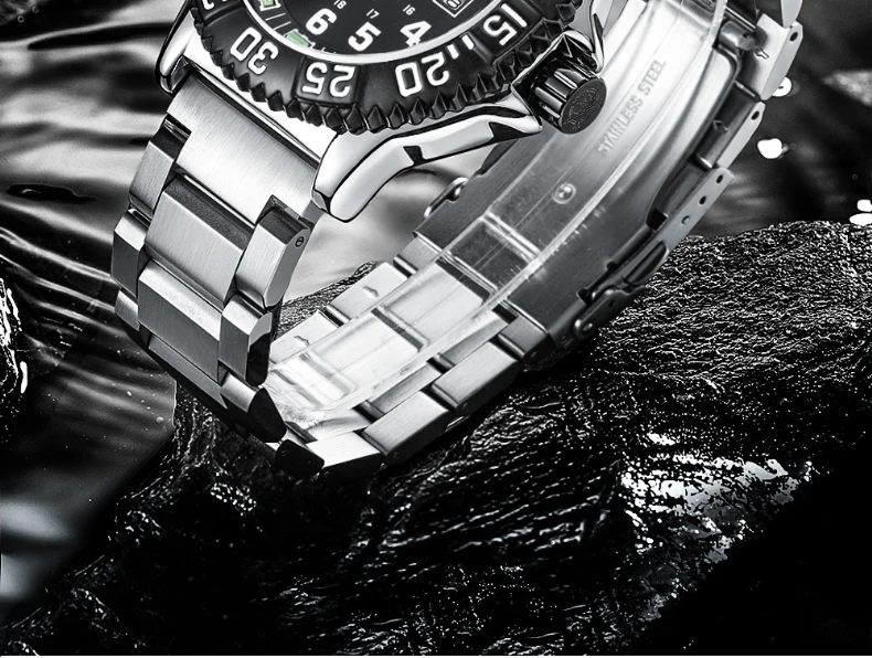 ADDIESDIVE Fashion Men's Analog Watches 50m Waterproof Luminous Tube Nylon Sports Men Military Wristwatches Quartz Watch For Men