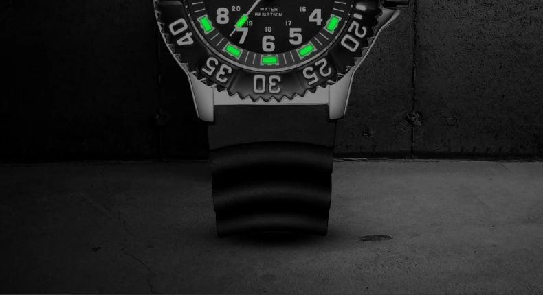 ADDIESDIVE Fashion Men's Analog Watches 50m Waterproof Luminous Tube Nylon Sports Men Military Wristwatches Quartz Watch For Men