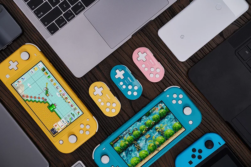 8BitDo Zero 2 Bluetooth Gamepad,Mini Game Crontroller for Nintend Switch PC Windows Android MacOS.