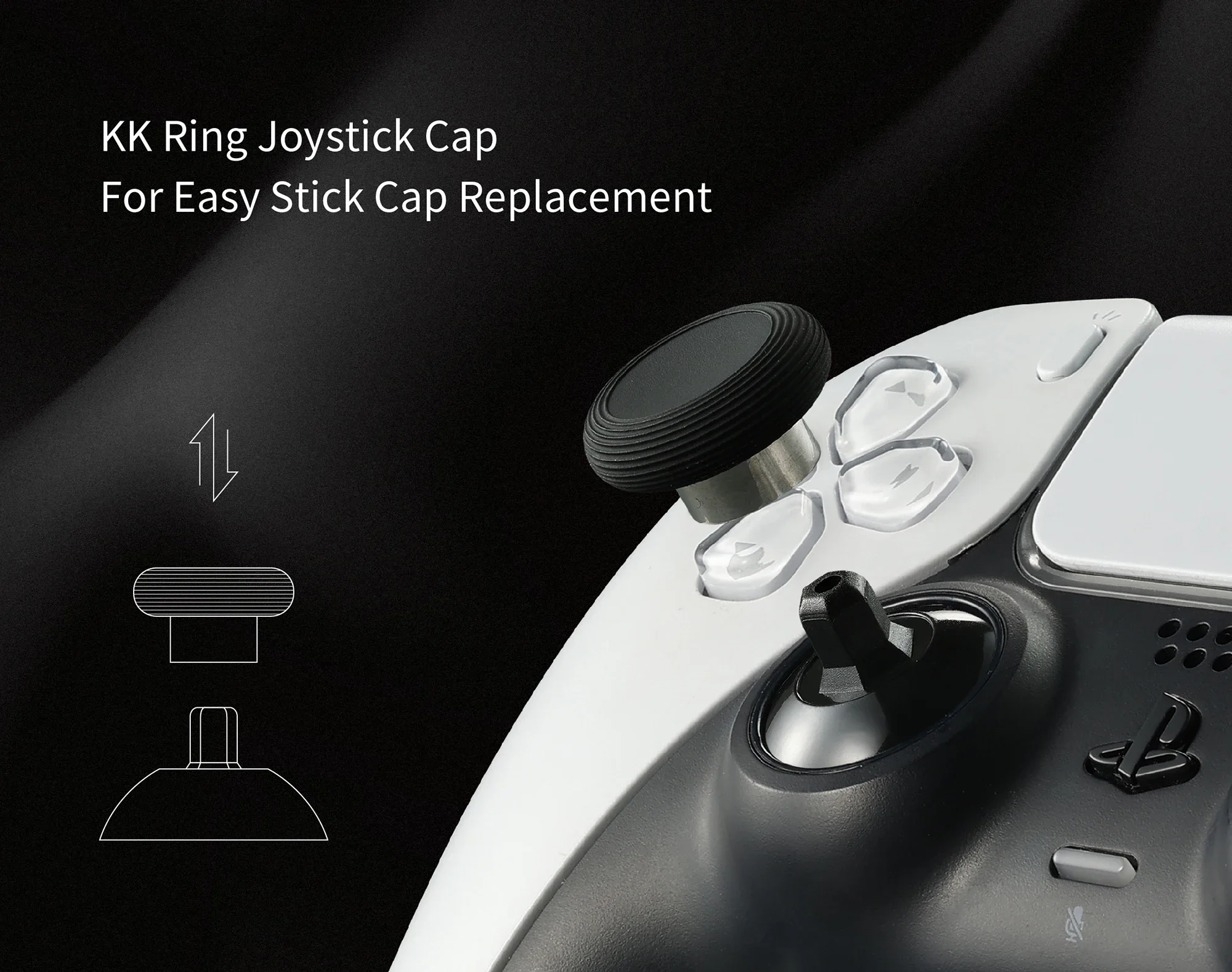 GuliKit Anti-Drift TMR Joystick for PS4 Xbox Series Gamepad for Switch Pro PS5/PS5 Edge Controller Game Accessories Replacement