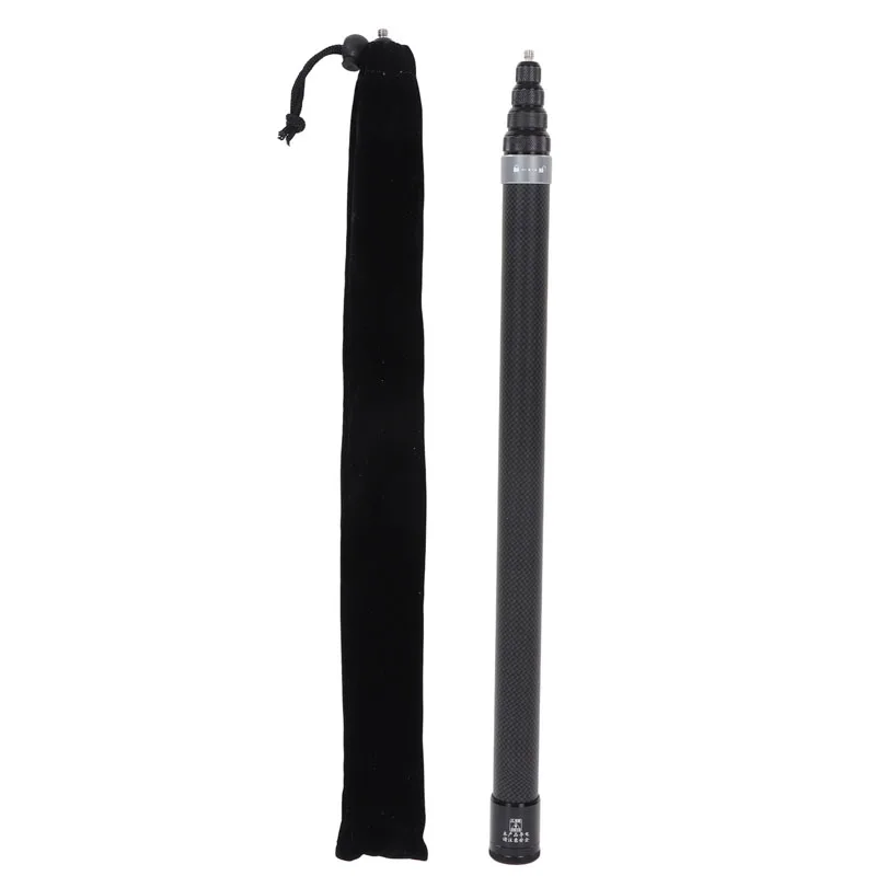 3M Spiral Carbon Fiber Selfie Stick Bullet Time Panoramic Motion Camera Invisible Stick Suitable for Insta 360 X3 X4 ONE RS, GO