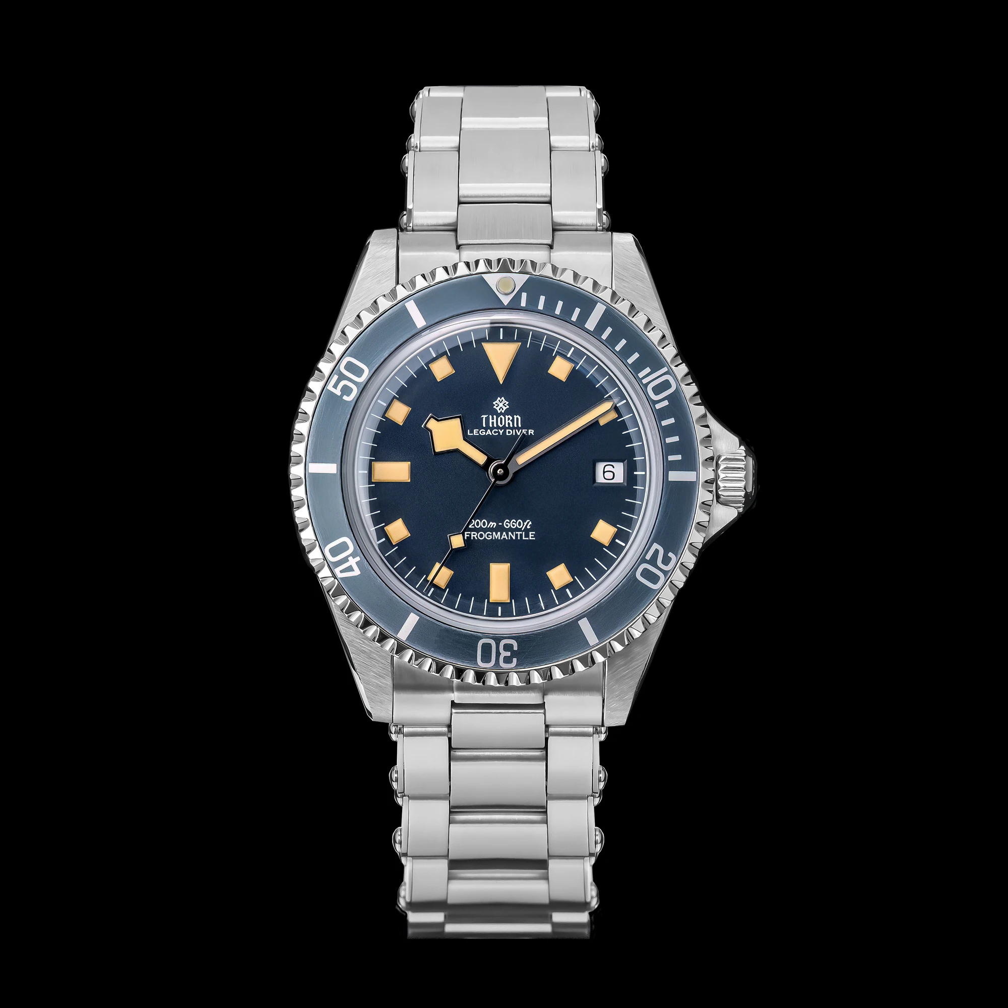 THORN T023 V4 Diver Watch Men PT5000 Automatic Watch 40Mm Mechanical Wristwatch Sapphire Waterproof 200M Vintage Luxury Watches