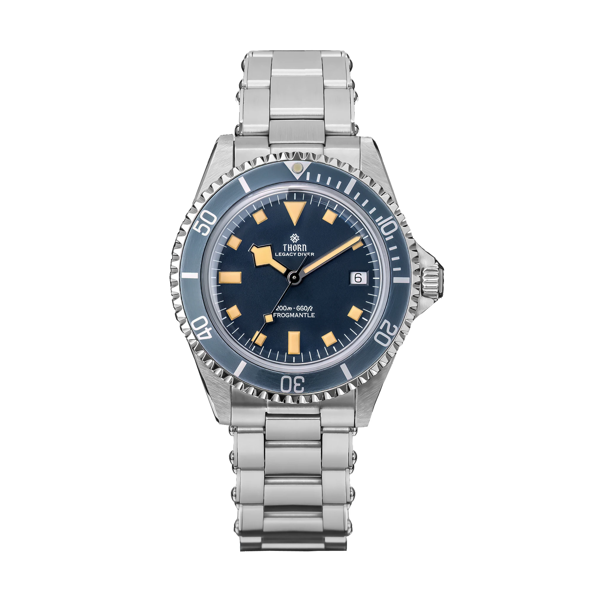 THORN T023 V4 Diver Watch Men PT5000 Automatic Watch 40Mm Mechanical Wristwatch Sapphire Waterproof 200M Vintage Luxury Watches