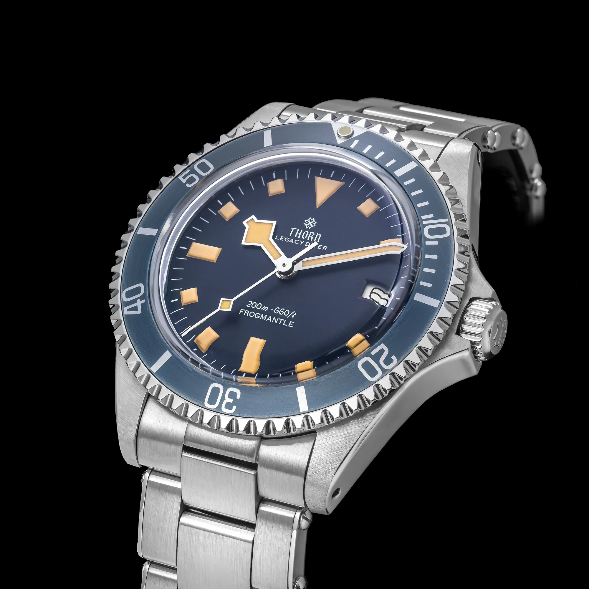 THORN T023 V4 Diver Watch Men PT5000 Automatic Watch 40Mm Mechanical Wristwatch Sapphire Waterproof 200M Vintage Luxury Watches
