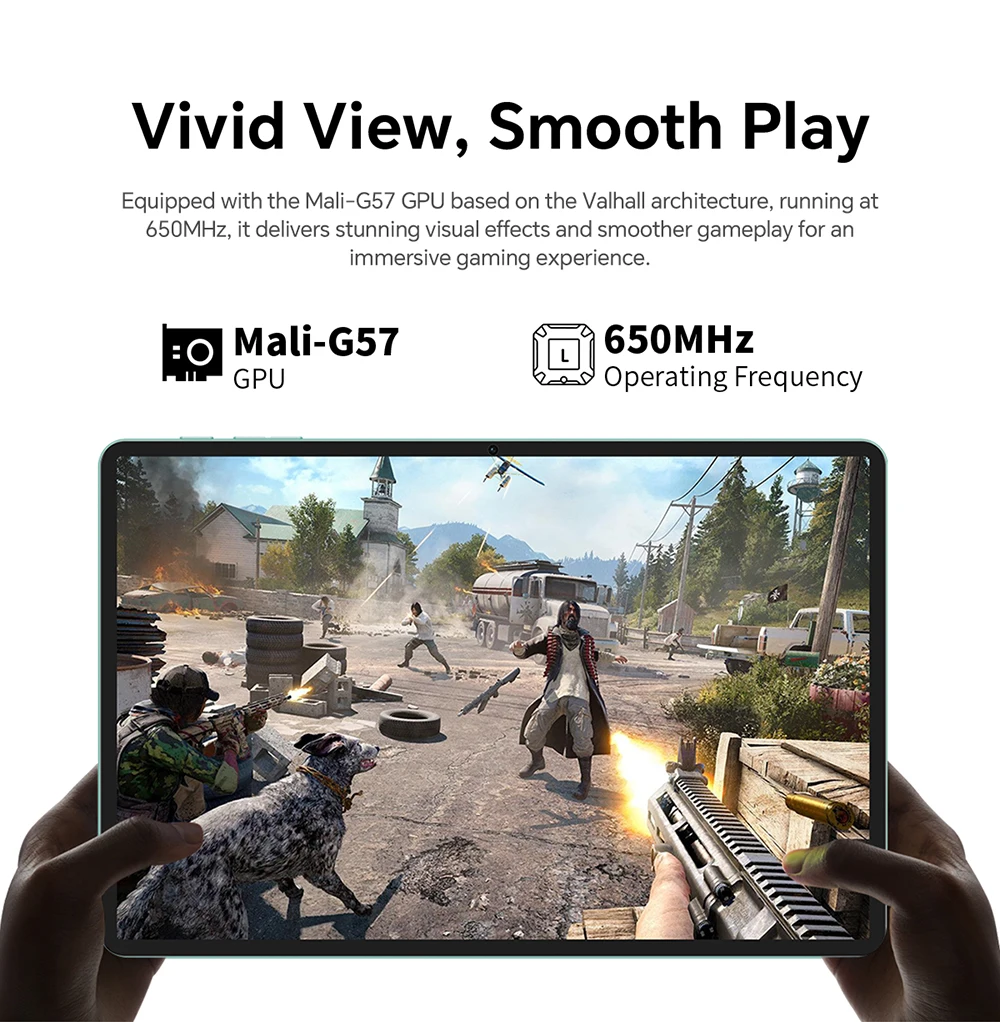 Teclast P50 Tablet 11" 90Hz Max.20GB RAM 128GB ROM Unisoc T606 Octa Cores 7000mAh Battery Android 15 Tablets LTE(4G)