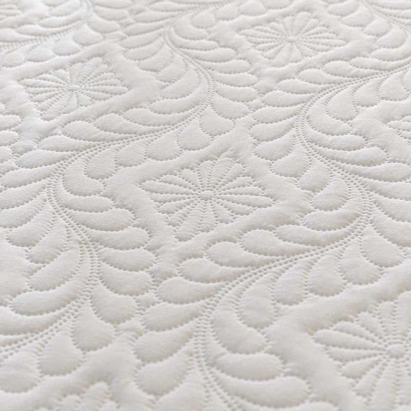 Waterproof Quilted Mattress Cover - Cotton Top, Antibacterial Fiber Fill, TPU Waterproof Layer - A-Class Health Standard