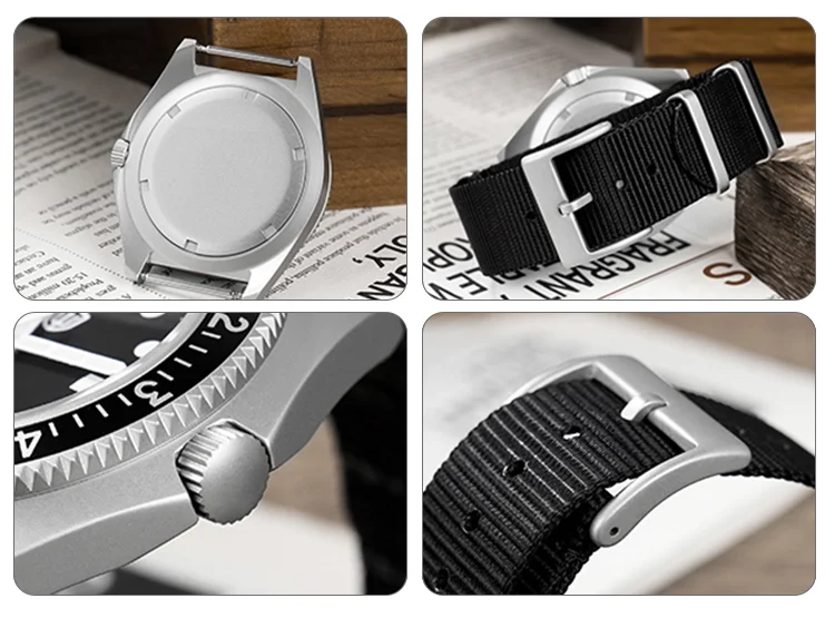 Watchdives WD1972 Quartz Watch VH31 Sweep Seconds Movement Sapphire Crystal BGW9 Luminous 20Bar Waterproof Wristwatch