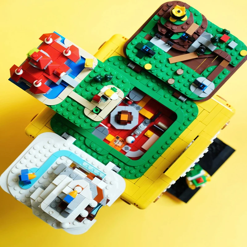 2064PCS 64 Styles Question Mark Box Building Blocks DIY Assembly Ornament Toy Birthday Holiday Gift